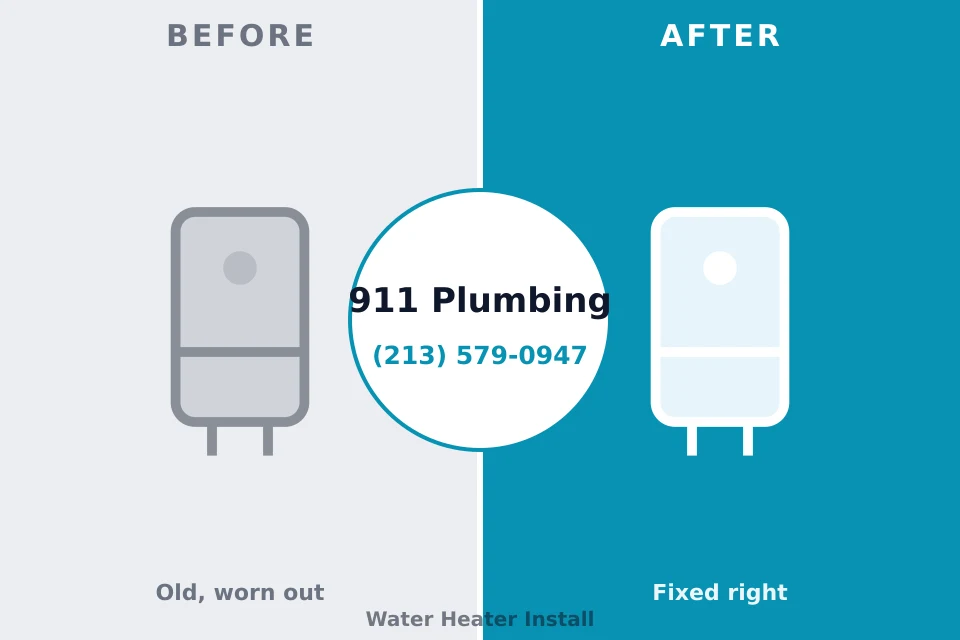 Before and after: plumbing repair Salyersville, KY